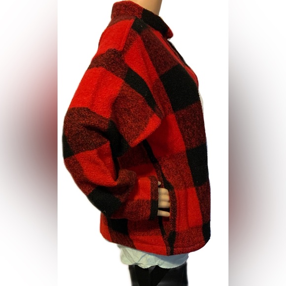 Earth Rags Plaid Moose Sweater - Picture 2 of 6